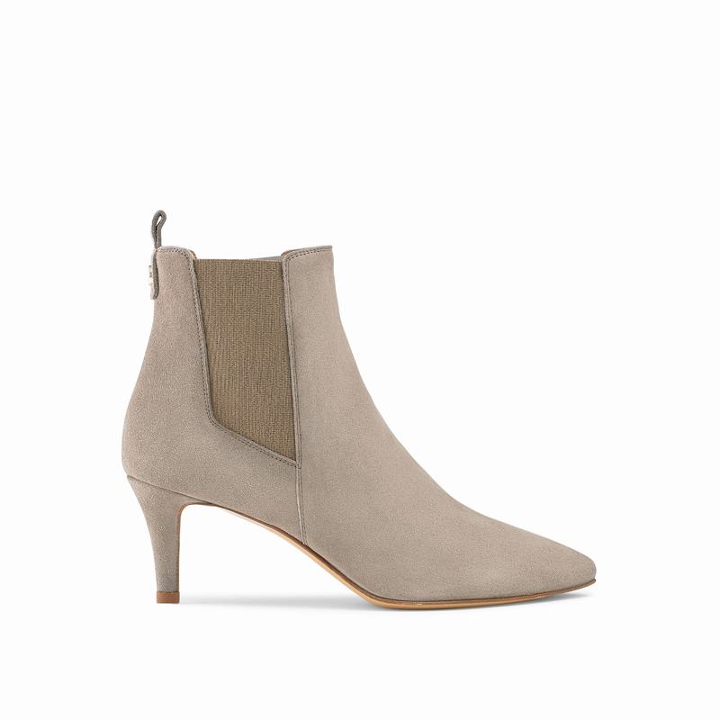 Russell & Bromley Ambition Heeled Chelsea Boots Womens Brown [VLE427VE]